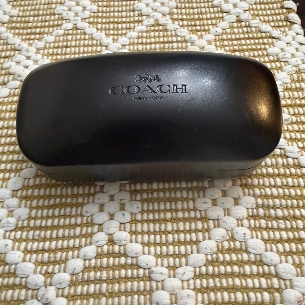 Coach Classic Black Eyeglass Case